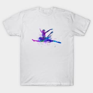 Ballet girl in watercolor T-Shirt